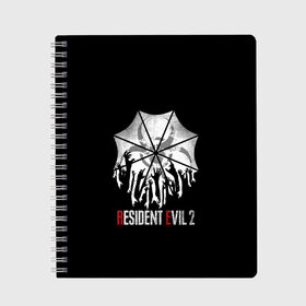 Тетрадь с принтом Resident Evil 2 , 100% бумага | 48 листов, плотность листов — 60 г/м2, плотность картонной обложки — 250 г/м2. Листы скреплены сбоку удобной пружинной спиралью. Уголки страниц и обложки скругленные. Цвет линий — светло-серый
 | 2 | biohazard | claire | evil | horror | raccoon | resident | survival | t virus | t вирус | выживание | зла | кеннеди | клэр | леон | обитель | раккун | редфилд | скотт | ужас