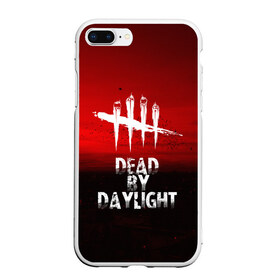 Чехол для iPhone 7Plus/8 Plus матовый с принтом DEAD BY DAYLIGHT , Силикон | Область печати: задняя сторона чехла, без боковых панелей | dead by daylight | game | hillbilly | maniacs | trapper | wraith | деревенщина | игра | мертвые днем | охотник | призрак