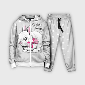 Детский костюм 3D с принтом My little Bunny ,  |  | art | best | cool | creativity | drawing | graphics | phonthasia | picture | trend | бант | белый | графика | животное | зайченок | зайчик | искусство | картинка | кролик | крутой | лучший | маленький | милый | модный | мой | пушистый