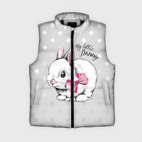 Женский жилет утепленный 3D с принтом My little Bunny ,  |  | art | best | cool | creativity | drawing | graphics | phonthasia | picture | trend | бант | белый | графика | животное | зайченок | зайчик | искусство | картинка | кролик | крутой | лучший | маленький | милый | модный | мой | пушистый