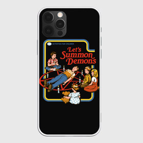 Чехол для iPhone 12 Pro Max с принтом Lets Summon Demons , Силикон |  | 80 е | 80s | 90 е | 90s | oldschool | retro | retrowave | stranger thing | vintage | винтаж | олдскул | ретро | ретровейв | странные дела