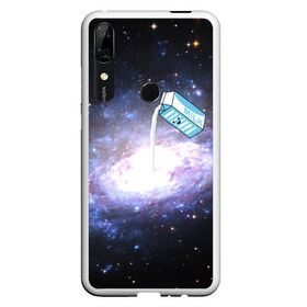 Чехол для Honor P Smart Z с принтом Milky Way , Силикон | Область печати: задняя сторона чехла, без боковых панелей | cosmos | milk | nasa | space | космос | млечный путь | молоко