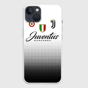 Чехол для iPhone 13 с принтом Ювентус ,  |  | bianconeri | juve | juventus | италия | роналду | серия а | турин | форма | футбол | футболист | футбольная | футбольный клуб | черно белые | юве | ювентус