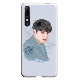 Чехол для Honor P Smart Z с принтом Jeon Jungkook , Силикон | Область печати: задняя сторона чехла, без боковых панелей | bts | gucci | jeon jungkook | k pop | korean pop | music | бтс | гуси | гучи | гуччи | кей поп | коллаб | чон чонгук