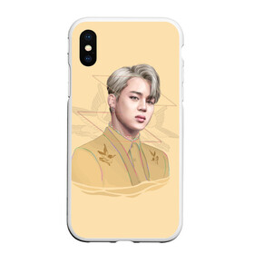 Чехол для iPhone XS Max матовый с принтом Park Jimin , Силикон | Область печати: задняя сторона чехла, без боковых панелей | bts | k pop | korean | music | park jimin | бтс | гуси | гусси | гучи | гуччи | кей поп | коллаб | корея | парк джимин