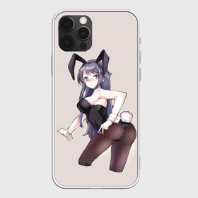 Чехол для iPhone 12 Pro Max с принтом Bunny Girl , Силикон |  | Тематика изображения на принте: anime | rascal does not dream of bunny girl senpai | seishun buta yarou wa bunny girl senpai | аниме | сакурадзима май | сакута | этот глупый свин не понимает мечту девочки зайки