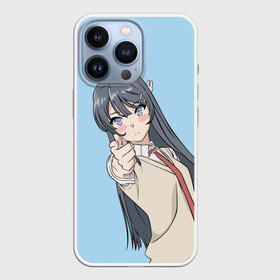 Чехол для iPhone 13 Pro с принтом Seishun Buta ,  |  | anime | rascal does not dream of bunny girl senpai | seishun buta yarou wa bunny girl senpai | аниме | сакурадзима май | сакута | этот глупый свин не понимает мечту девочки зайки