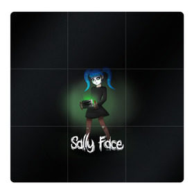 Магнитный плакат 3Х3 с принтом Sally Face , Полимерный материал с магнитным слоем | 9 деталей размером 9*9 см | blue | diane | face | fisher | gizmo | henry | johnson | killer | larry | sally | генри | гизмо | джонсон | диана | ларри | лицо | салли | фейс | фишер