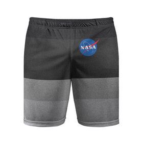Мужские шорты 3D спортивные с принтом NASA ,  |  | nasa | space x | spacex | астронавт | астронавтика | вселенная | галактика | космонавт | космонавтика | космос | луна | марс | наса