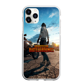 Чехол для iPhone 11 Pro матовый с принтом PlayerUnknowns Battlegrounds , Силикон |  | Тематика изображения на принте: action | battlegrounds | chiken | game | online | playerunknown’s | pubg | игры | камуфляж | курица | наемники | огонь | пабг | пубг | сковорода | солдаты | шутер