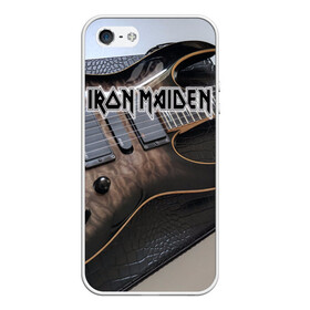 Чехол для iPhone 5/5S матовый с принтом Iron Maiden , Силикон | Область печати: задняя сторона чехла, без боковых панелей | бас | британия | брюс дикинсон | гитара | группа | дева | железная | метал | нико макбрэйн | рок | стив харрис | хеви | яник герс