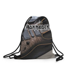 Рюкзак-мешок 3D с принтом Iron Maiden , 100% полиэстер | плотность ткани — 200 г/м2, размер — 35 х 45 см; лямки — толстые шнурки, застежка на шнуровке, без карманов и подкладки | бас | британия | брюс дикинсон | гитара | группа | дева | железная | метал | нико макбрэйн | рок | стив харрис | хеви | яник герс