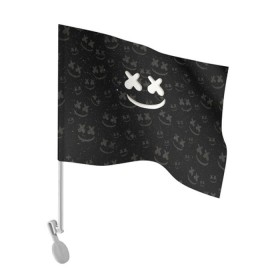 Флаг для автомобиля с принтом Marshmello Cosmos , 100% полиэстер | Размер: 30*21 см | marshmello | диджей | звезды | клуб | клубная музыка | космос | маршмеллоу | маршмэлло | маршмэллоу | музыка | небо | ночь | электронная