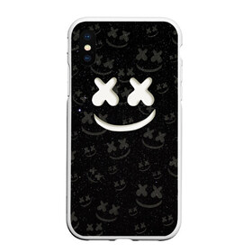 Чехол для iPhone XS Max матовый с принтом Marshmello Cosmos , Силикон | Область печати: задняя сторона чехла, без боковых панелей | marshmello | диджей | звезды | клуб | клубная музыка | космос | маршмеллоу | маршмэлло | маршмэллоу | музыка | небо | ночь | электронная