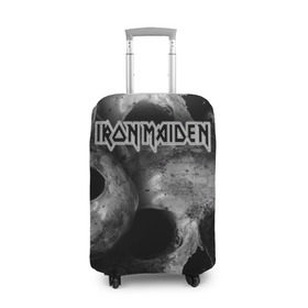Чехол для чемодана 3D с принтом Iron Maiden , 86% полиэфир, 14% спандекс | двустороннее нанесение принта, прорези для ручек и колес | бас | британия | брюс дикинсон | гитара | группа | дева | железная | метал | нико макбрэйн | рок | стив харрис | хеви | яник герс