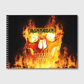 Альбом для рисования с принтом Iron Maiden , 100% бумага
 | матовая бумага, плотность 200 мг. | бас | британия | брюс дикинсон | гитара | группа | дева | железная | метал | нико макбрэйн | рок | стив харрис | хеви | яник герс