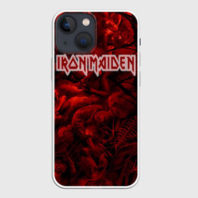 Чехол для iPhone 13 mini с принтом Iron Maiden ,  |  | бас | британия | брюс дикинсон | гитара | группа | дева | железная | метал | нико макбрэйн | рок | стив харрис | хеви | яник герс