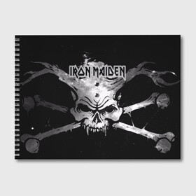 Альбом для рисования с принтом Iron Maiden , 100% бумага
 | матовая бумага, плотность 200 мг. | бас | британия | брюс дикинсон | гитара | группа | дева | железная | метал | нико макбрэйн | рок | стив харрис | хеви | яник герс