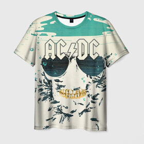 Мужская футболка 3D с принтом AC/DC , 100% полиэфир | прямой крой, круглый вырез горловины, длина до линии бедер | австралийская | ангус янг | блюз | группа | малькольм янг | рок | рок н ролл | стиви янг | хард