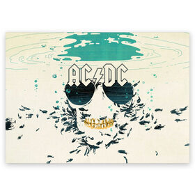 Поздравительная открытка с принтом AC/DC , 100% бумага | плотность бумаги 280 г/м2, матовая, на обратной стороне линовка и место для марки
 | Тематика изображения на принте: австралийская | ангус янг | блюз | группа | малькольм янг | рок | рок н ролл | стиви янг | хард