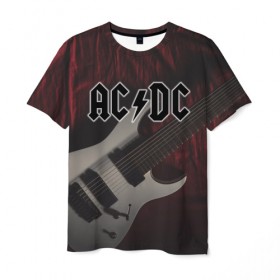 Мужская футболка 3D с принтом AC/DC , 100% полиэфир | прямой крой, круглый вырез горловины, длина до линии бедер | австралийская | ангус янг | блюз | группа | малькольм янг | рок | рок н ролл | стиви янг | хард