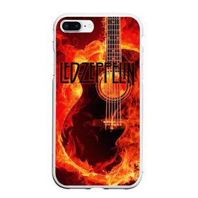 Чехол для iPhone 7Plus/8 Plus матовый с принтом Led Zeppelin , Силикон | Область печати: задняя сторона чехла, без боковых панелей | блюз рок | британская | группа | джимми пейдж | джон пол джонс | роберт плант | рок | фолк рок | хард рок | хеви метал