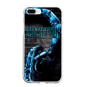 Чехол для iPhone 7Plus/8 Plus матовый с принтом Led Zeppelin , Силикон | Область печати: задняя сторона чехла, без боковых панелей | блюз рок | британская | группа | джимми пейдж | джон пол джонс | роберт плант | рок | фолк рок | хард рок | хеви метал