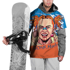Накидка на куртку 3D с принтом Gone.Fludd (art) , 100% полиэстер |  | fludd | gone | gone.fludd | mambl | rap | гон флад | кубик льда | мамбл | реп | сахарный человек