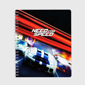 Тетрадь с принтом NEDD FOR SPEED , 100% бумага | 48 листов, плотность листов — 60 г/м2, плотность картонной обложки — 250 г/м2. Листы скреплены сбоку удобной пружинной спиралью. Уголки страниц и обложки скругленные. Цвет линий — светло-серый
 | auto | game art | lamborghini | lamborghini murcielago | murcielago | need for speed payback | nfs | nfs carbon | payback | the carbon | transport  vehicles | авто | гонки | карбон | машина