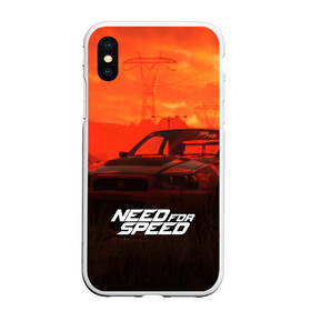 Чехол для iPhone XS Max матовый с принтом NEED FOR SPEED , Силикон | Область печати: задняя сторона чехла, без боковых панелей | auto | game art | need for speed payback | nfs | nfs carbon | payback | sport | the carbon | transport | авто | гонки | карбон | машина | спорт | уличные гонки