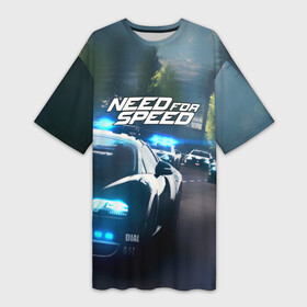 Платье-футболка 3D с принтом NEED FOR SPEED ,  |  | auto | game art | need for speed payback | nfs | nfs carbon | payback | sport | the carbon | transport | авто | гонки | карбон | машина | нфс | спорт | уличные гонки