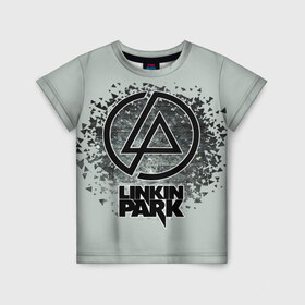 Детская футболка 3D с принтом Linkin Park , 100% гипоаллергенный полиэфир | прямой крой, круглый вырез горловины, длина до линии бедер, чуть спущенное плечо, ткань немного тянется | Тематика изображения на принте: американская | группа | линкин | майк шинода | метал | музыка | ню | парк | поп | рок | рэп | феникс фаррелл | честер беннингтон | электроник