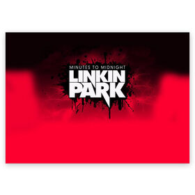 Поздравительная открытка с принтом Linkin Park , 100% бумага | плотность бумаги 280 г/м2, матовая, на обратной стороне линовка и место для марки
 | американская | группа | линкин | майк шинода | метал | музыка | ню | парк | поп | рок | рэп | феникс фаррелл | честер беннингтон | электроник