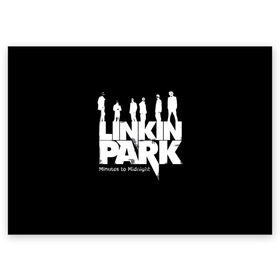 Поздравительная открытка с принтом Linkin Park , 100% бумага | плотность бумаги 280 г/м2, матовая, на обратной стороне линовка и место для марки
 | Тематика изображения на принте: американская | группа | линкин | майк шинода | метал | музыка | ню | парк | поп | рок | рэп | феникс фаррелл | честер беннингтон | электроник