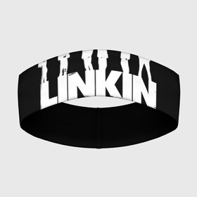 Повязка на голову 3D с принтом LINKIN PARK | ЛИНКИН ПАРК ,  |  | американская | группа | линкин | майк шинода | метал | музыка | ню | парк | поп | рок | рэп | феникс фаррелл | честер беннингтон | электроник