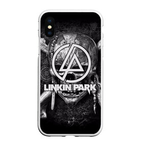 Чехол для iPhone XS Max матовый с принтом Linkin Park , Силикон | Область печати: задняя сторона чехла, без боковых панелей | американская | группа | линкин | майк шинода | метал | музыка | ню | парк | поп | рок | рэп | феникс фаррелл | честер беннингтон | электроник