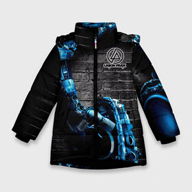 Зимняя куртка для девочек 3D с принтом Linkin Park , ткань верха — 100% полиэстер; подклад — 100% полиэстер, утеплитель — 100% полиэстер. | длина ниже бедра, удлиненная спинка, воротник стойка и отстегивающийся капюшон. Есть боковые карманы с листочкой на кнопках, утяжки по низу изделия и внутренний карман на молнии. 

Предусмотрены светоотражающий принт на спинке, радужный светоотражающий элемент на пуллере молнии и на резинке для утяжки. | американская | группа | линкин | майк шинода | метал | музыка | ню | парк | поп | рок | рэп | феникс фаррелл | честер беннингтон | электроник