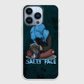 Чехол для iPhone 13 Pro с принтом Sally Face ,  |  | sally face | игра | компьютерная игра | лицо | маска | протез | салли фейс | школа | шрамы