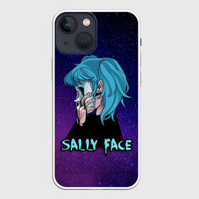 Чехол для iPhone 13 mini с принтом Sally Face ,  |  | sally face | игра | компьютерная игра | лицо | маска | протез | салли фейс | школа | шрамы