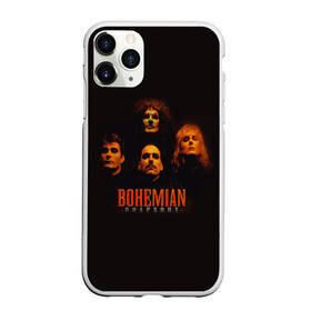 Чехол для iPhone 11 Pro матовый с принтом Queen Bohemian Rhapsody , Силикон |  | queen | брайан мэи | британская | группа | джон дикон | королева | роджер тейлор | рок | фредди меркьюри