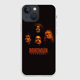 Чехол для iPhone 13 mini с принтом Queen Bohemian Rhapsody ,  |  | queen | брайан мэи | британская | группа | джон дикон | королева | роджер тейлор | рок | фредди меркьюри
