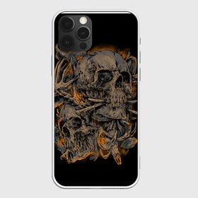 Чехол для iPhone 12 Pro Max с принтом Черепа , Силикон |  | Тематика изображения на принте: dead | demon | devil | executioner | punisher | rap | rock | satan | skull | swag | каратель | палач | скелет | череп