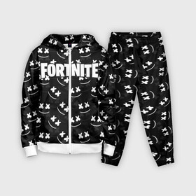 Детский костюм 3D с принтом FORTNITE x MARSHMELLO ,  |  | 2019 | armor | armour | cybersport | esport | fortnite | game | llama | logo | броня | игра | киберспорт | лама | фиолетовый | фирменные цвета | фортнайт