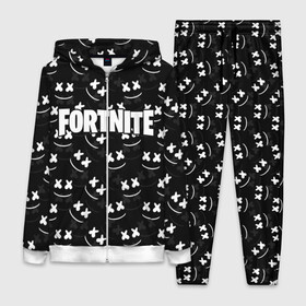 Женский костюм 3D с принтом FORTNITE x MARSHMELLO ,  |  | 2019 | armor | armour | cybersport | esport | fortnite | game | llama | logo | броня | игра | киберспорт | лама | фиолетовый | фирменные цвета | фортнайт