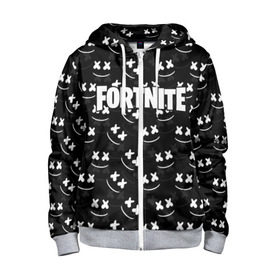 Детская толстовка 3D на молнии с принтом FORTNITE x MARSHMELLO , 100% полиэстер |  манжеты и пояс оформлены широкой мягкой резинкой, двухслойный капюшон со шнурком для регулировки, спереди карманы и застежка-молния
 | 2019 | armor | armour | cybersport | esport | fortnite | game | llama | logo | броня | игра | киберспорт | лама | фиолетовый | фирменные цвета | фортнайт