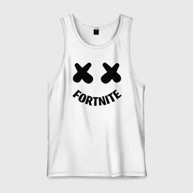 Мужская майка хлопок с принтом FORTNITE x MARSHMELLO , 100% хлопок |  | Тематика изображения на принте: 2019 | armor | armour | cybersport | esport | fortnite | game | llama | logo | броня | игра | киберспорт | лама | фиолетовый | фирменные цвета | фортнайт