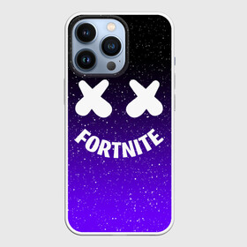 Чехол для iPhone 13 Pro с принтом FORTNITE x MARSHMELLO | ФОРТНАЙТ ,  |  | 2019 | armor | armour | cybersport | esport | fortnite | game | llama | logo | броня | игра | киберспорт | лама | фиолетовый | фирменные цвета | фортнайт