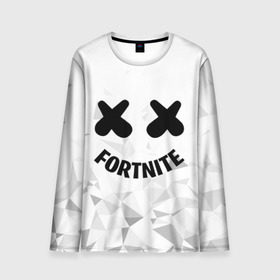 Мужской лонгслив 3D с принтом FORTNITE x MARSHMELLO , 100% полиэстер | длинные рукава, круглый вырез горловины, полуприлегающий силуэт | 2019 | armor | armour | cybersport | esport | fortnite | game | llama | logo | броня | игра | киберспорт | лама | фиолетовый | фирменные цвета | фортнайт