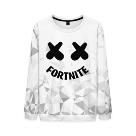 Мужской свитшот 3D с принтом FORTNITE x MARSHMELLO , 100% полиэстер с мягким внутренним слоем | круглый вырез горловины, мягкая резинка на манжетах и поясе, свободная посадка по фигуре | Тематика изображения на принте: 2019 | armor | armour | cybersport | esport | fortnite | game | llama | logo | броня | игра | киберспорт | лама | фиолетовый | фирменные цвета | фортнайт