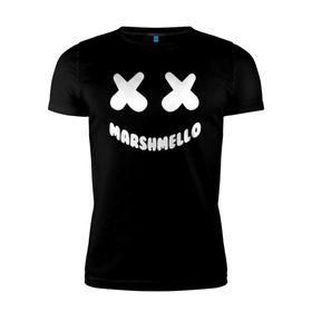 Мужская футболка премиум с принтом MARSHMELLO , 92% хлопок, 8% лайкра | приталенный силуэт, круглый вырез ворота, длина до линии бедра, короткий рукав | 